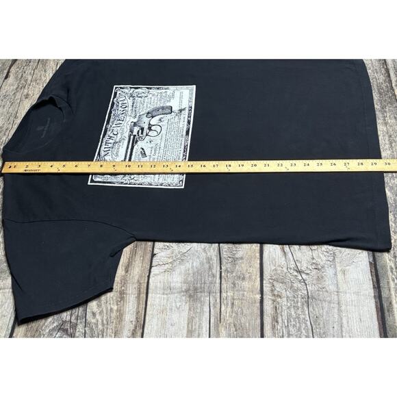 Smith & Wesson Superior Automatic Revolvers Guns Graphic Logo Tee Mens Large - Picture 5 of 6